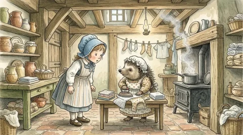 Lucie’nin Kaybolan Mendilleri ve Sıra Dışı Çamaşırcı Bayan Tiggy-Winkle