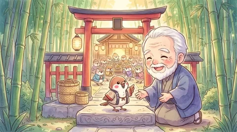 Dili Kesik Serçe Masalı: Açgözlülük ve İyilik Üzerine Japon Hikâyesi